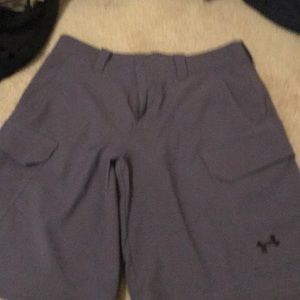Under armor gray dry fit shorts